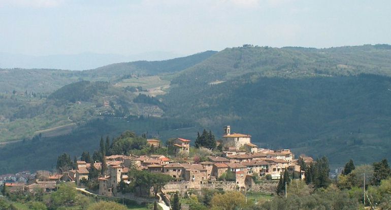 Montefioralle près de Greve in Chianti